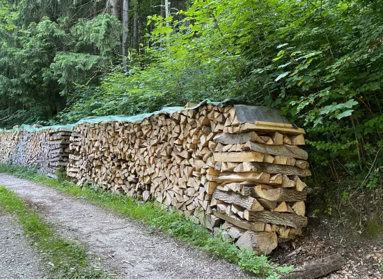 Bergholz natürlich getrocknet