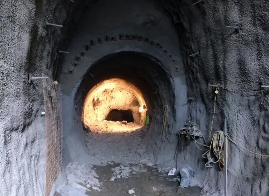 Ansicht Besuchertunnel Obersalzberg