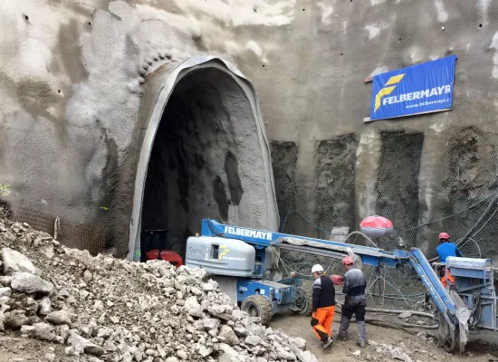 Tunnerlportal Neubau Obersalzberg