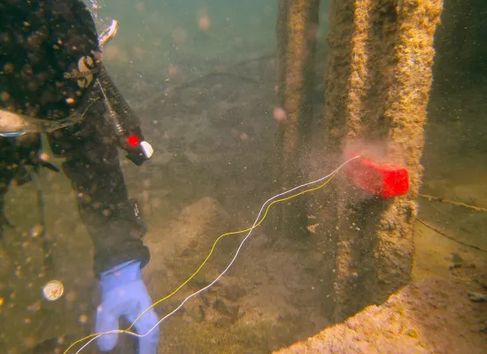 Link zum Sprengen unter Wasser