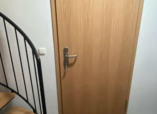 Neu Eichentüre nach Überflutung