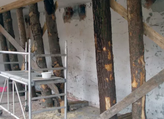 Fertiges Wiederlager