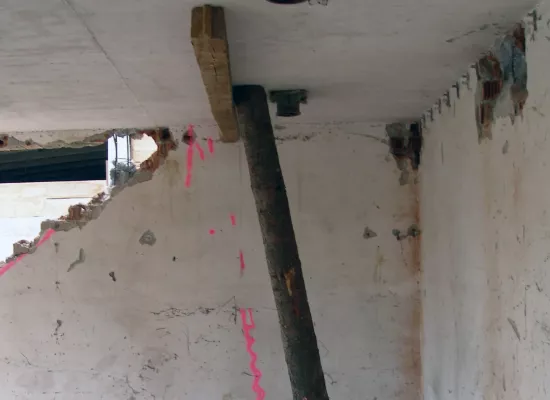 Der Bau des Wiederlager