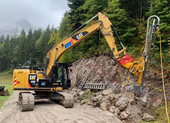 Bohren für Chiemgau Arena