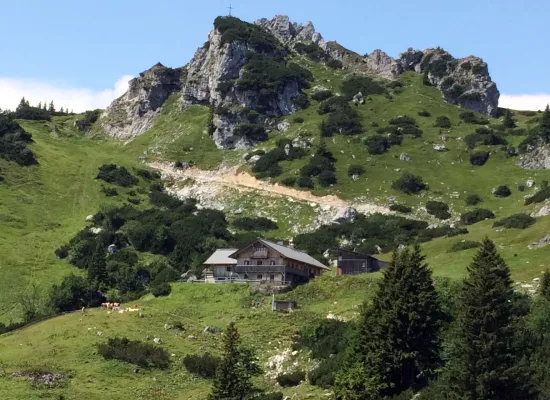 Gesprengte Zufahrt über Soinhütte