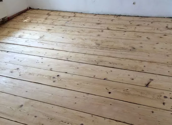 Geschliffener Altholzboden