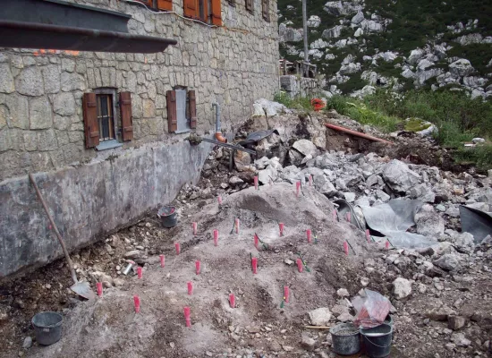 Sprengstelle an Blaueisütte