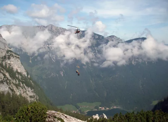Baumaterial im Anflug